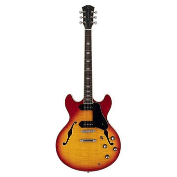Sire H7V Semi-Hollow Elektrische Gitaar Sunburst, Ophalen of Verzenden, Nieuw