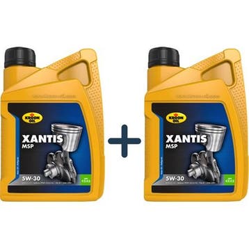 Kroon Oil Aanbieding: 2X Xantis Msp 5W30 1L, Verzenden, Nieuw