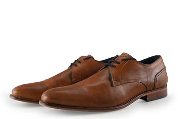 Manfield Veterschoenen in maat 44 Cognac, Kleding | Heren, Schoenen, Manfield, Overige kleuren, Verzenden, Zo goed als nieuw
