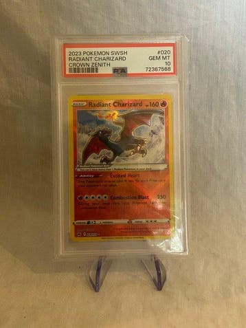 Pokémon Graded card - Radiant Charizard 20 - PSA 10, Nieuw