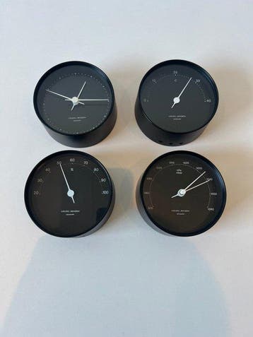 Georg Jensen - Weerstation (4) - Staal - Henning Koppel, Antiek en Kunst, Antiek | Wandborden en Tegels