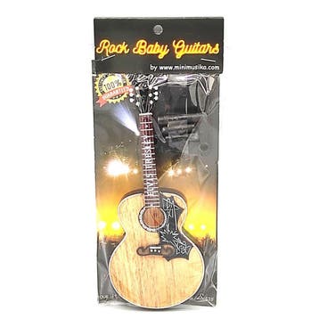 Baby miniatuur replica Epiphone EJ-200E gitaar 15 cm - Elvis, Ophalen of Verzenden, Nieuw, Pop, Beeldje of Miniatuur
