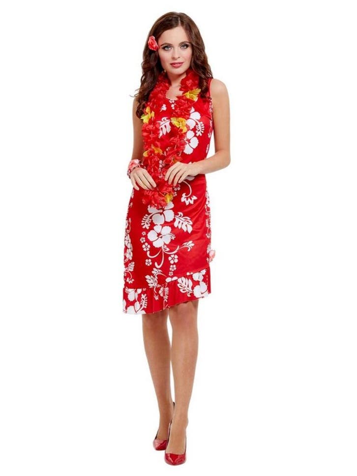 Hawaiiaanse beauty kostuum 3-delig, Kleding | Dames, Carnavalskleding en Feestkleding, Nieuw, Ophalen of Verzenden