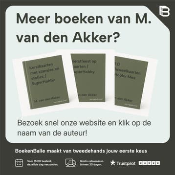 Pop-up kaarten / Hobby Mee - M. van den Akker 9789058770806, Verzenden, Zo goed als nieuw, M. van den Akker