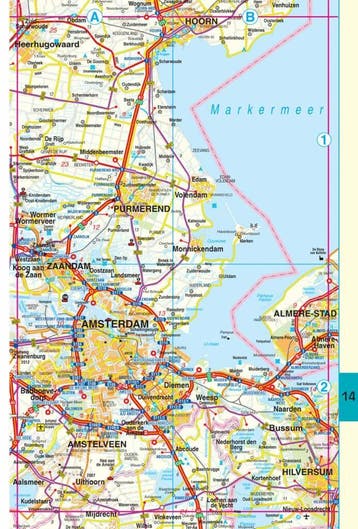 Routiq Nederland Maxi Tab Map / Routiq patent wegenkaarten, Verzenden, Gelezen, Falk