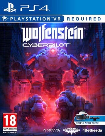 Playstation 4 Wolfenstein: Cyberpilot, Verzenden, Zo goed als nieuw