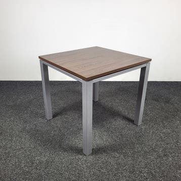 Vierkante Tafel - Donker Eiken Blad, Ophalen of Verzenden, Gebruikt