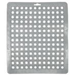 Benson Vierkante gootsteenmat - PVC - 25 x 29 cm - Grijs..., Ophalen of Verzenden, Nieuw