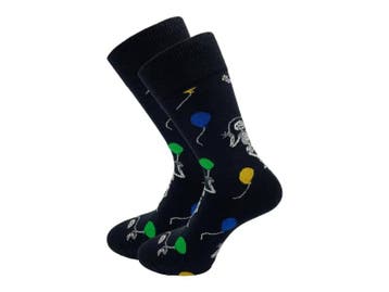 SQOTTON® - Naadloze sokken - Happy Skelet, Verzenden, Nieuw