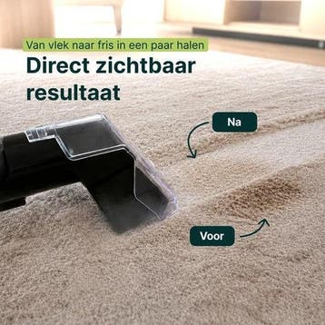 Tapijtreiniger Compact &amp; Draagbaar - Vlekkenreiniger Licht, Doe-het-zelf en Verbouw, Verzenden, Zo goed als nieuw