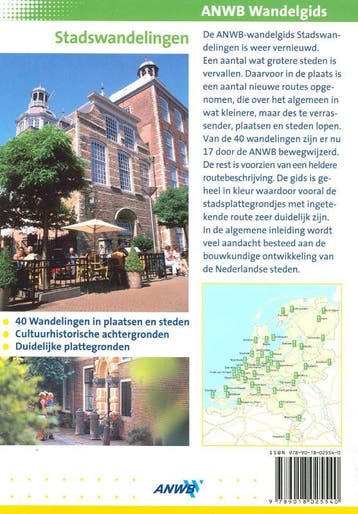Stadswandelingen Nederland / ANWB wandelgids 9789018025540, Boeken, Verzenden, Gelezen