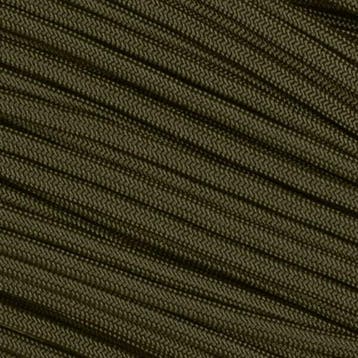 Rol 100 meter - Army Green Paracord 550 - #16, Ophalen of Verzenden, Nieuw, Draad