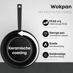 2dekans | Savore Kitchen Wokpan Ø 28 cm - Inductie - PFAS, Ophalen of Verzenden, Zo goed als nieuw