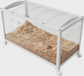 Grote Hamsterkooi met Wielen - Ruim Verblijf voor Hamsters,, Verzenden, Nieuw