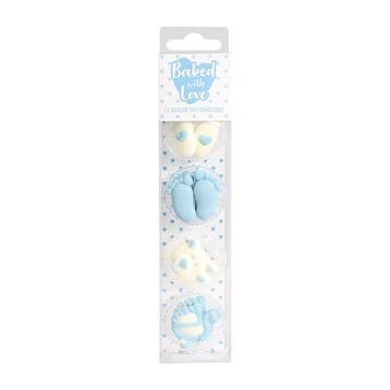 Culpitt Suikerdecoratie Baby Blauw 25mm 13st., Verzenden, Nieuw