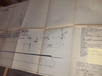 Maritieme objecten (2) - Papier- Originele scheepsontwerpen