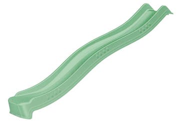 Aanbouw glijbaan 2,65 meter voor speeltoestel - pastelgro..., Ophalen of Verzenden, Nieuw