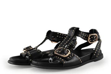 Sacha Sandalen in maat 38 Zwart, Verzenden, Zwart, Sandalen of Muiltjes, Zo goed als nieuw
