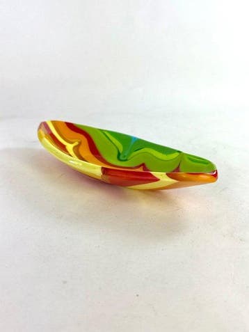 Tafelmiddenstuk - Muranoglas - Multikleurig tafelstuk, Antiek en Kunst
