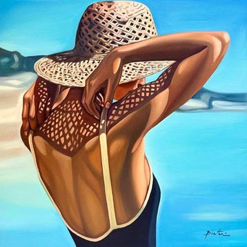 Biatturi Irina - Original oil painting - Lumière d’Ete