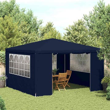 vidaXL Partytent met zijwanden professioneel 90 g/m² 4x4 m, Tuin en Terras, Verzenden, Nieuw, Partytent