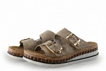 Rieker Sandalen in maat 42 Beige, Verzenden, Beige, Sandalen of Muiltjes, Gedragen