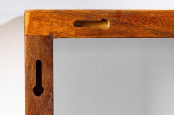 Wandplank HEMINGWAY 43-94cm set van 3 sheesham naturel -, Ophalen of Verzenden, Nieuw