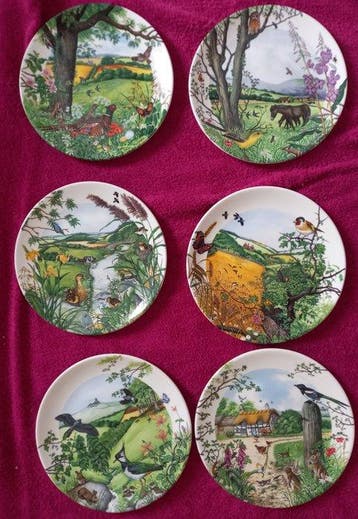 Wedgwood - Colin Newman - Wandbord (6) - Porselein -