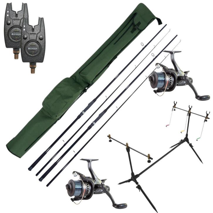 Ultimate Session Carp Set met hengels, molens, beetmelders,, Watersport en Boten, Hengelsport | Algemeen, Nieuw, Verzenden