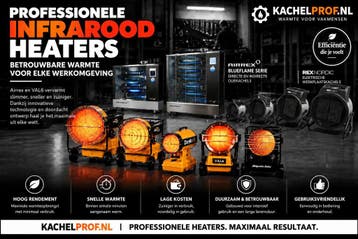 Airrex en val 6 Werkplaats infrarood heater diesel Kachels, Overige brandstoffen, Nieuw, Petroleumkachel, Ophalen of Verzenden