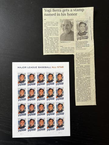 Postzegels - Baseball Yogi Berra - USPS/Amerika, Postzegels en Munten, Ophalen of Verzenden, Postfris, Noord-Amerika