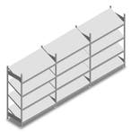 Aanbieding: Voordeelrij legbordstelling met schuine