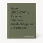 havo 2025-2026 / Essener Themas maatschappijleer / werkboek, Boeken, Schoolboeken, Verzenden, Gelezen