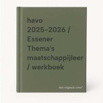 havo 2025-2026 / Essener Themas maatschappijleer / werkboek, Boeken, Verzenden, Gelezen