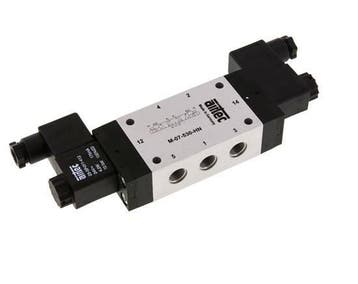 5/3 G1/4 Midden Gesloten Magneetventiel 12V DC, Verzenden, Nieuw