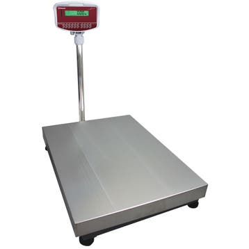 Roestvrij Stalen Elektronische Weegschaal Met Kolom, 150kg X, Ophalen of Verzenden, Nieuw in verpakking