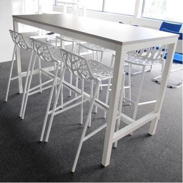 (MDK-104932) Kwadrant hoge tafel 180 x 80 cm, Huis en Inrichting, Bureaus, Ophalen of Verzenden, Nieuw