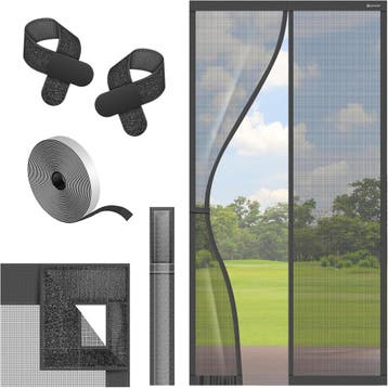 KESSER® Magnetisch deurgordijn - Vliegengordijn - 80x200cm -, Doe-het-zelf en Verbouw, Deuren en Horren, Verzenden, Zo goed als nieuw