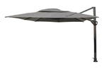 4-Seasons Hacienda Zweefparasol 300x400 - Charcoal, Verzenden, Nieuw, Zweefparasol, Kantelbaar