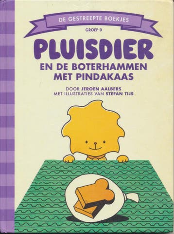 Pluisdier en de boterhammen met pindakaas groep 0, Boeken, Verzenden, Nieuw