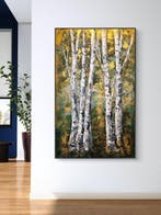 Jana Noldin - Birches in golden atmosphere n. 5 - XL