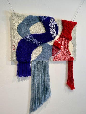 Atelier Taftique - Wandtapijt - 50 cm - 70 cm - Golven