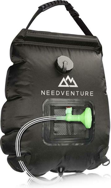 needventure - Campingdouche - 20L - Zwart - 2e Kansje, Caravans en Kamperen, Kampeeraccessoires, Ophalen of Verzenden, Zo goed als nieuw
