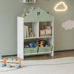 Kinderrek Vipsali huisvorm 90x60x27 cm mintgroen en wit [en., Verzenden, Nieuw