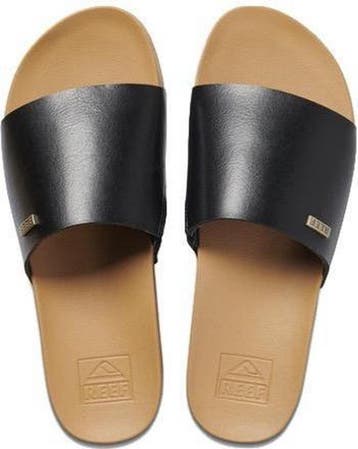 Reef Cushion Scout Dames Slippers - Maat 40 - Black/Natural, Kleding | Dames, Verzenden, Nieuw