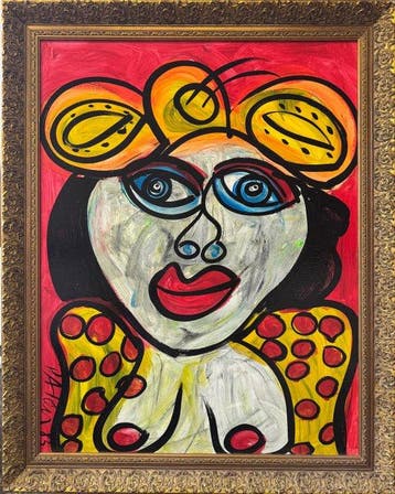 Peter Robert Keil - Frau mit Hut