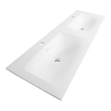 Brauer Glacier Wastafel - 120 cm - met 2 Spoelbakken en 2, Ophalen of Verzenden, Nieuw