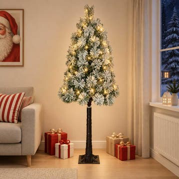 vidaXL Kunstmatige Inklapbare Kerstboom 180 cm 300 LEDs, Diversen, Verzenden, Nieuw
