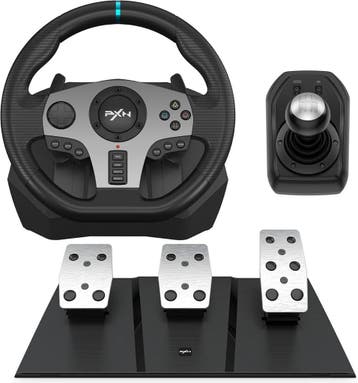Stuurwiel PC & Console | Inclusief Pedalen | Laatste Stuk!, Ophalen of Verzenden, Zo goed als nieuw