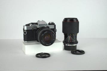Olympus OM 20 + 28-70mm + 70-210mm | Analoge camera, Nieuw